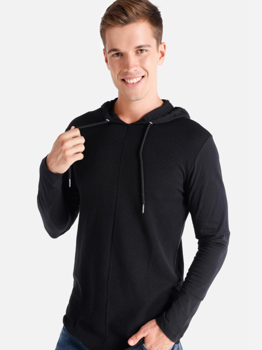 Худи и свитшоты Colin’s модель CL1064789_Q1.V1_BLK Фото