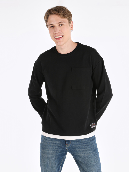 Худі та світшоти Colin’s модель CL1065598_Q1.V1_BLK Фото