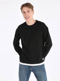 Худи и свитшоты Colin’s модель CL1065598_Q1.V1_BLK Фото