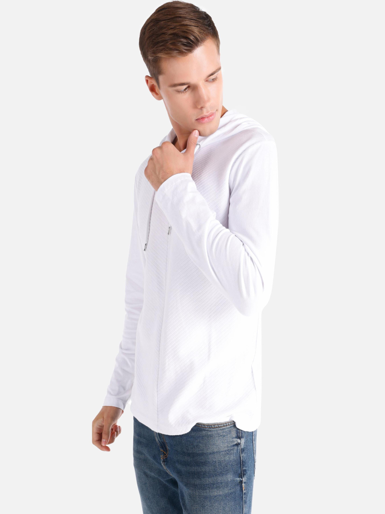 Худи и свитшоты Colin’s модель CL1064789_Q1.V1_WHT Фото