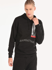 Худи и свитшоты Colin’s модель CL1064781_Q1.V1_BLK Фото