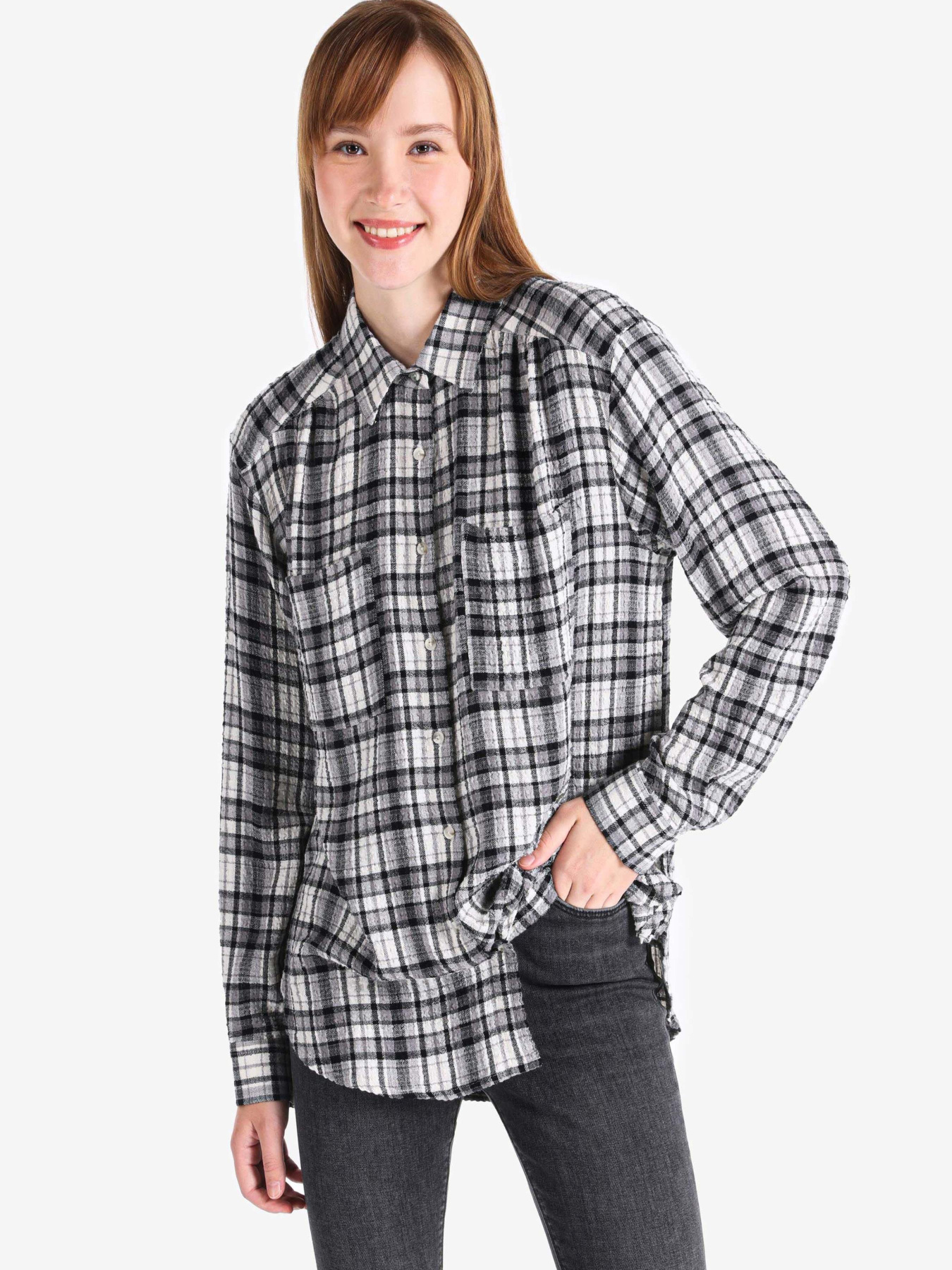 Сорочки Colin’s модель CL1065040_Q1.V1_BLK Фото