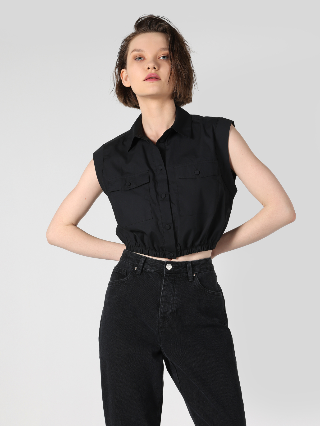 Сорочки Colin’s модель CL1063852_Q1.V1_BLK Фото