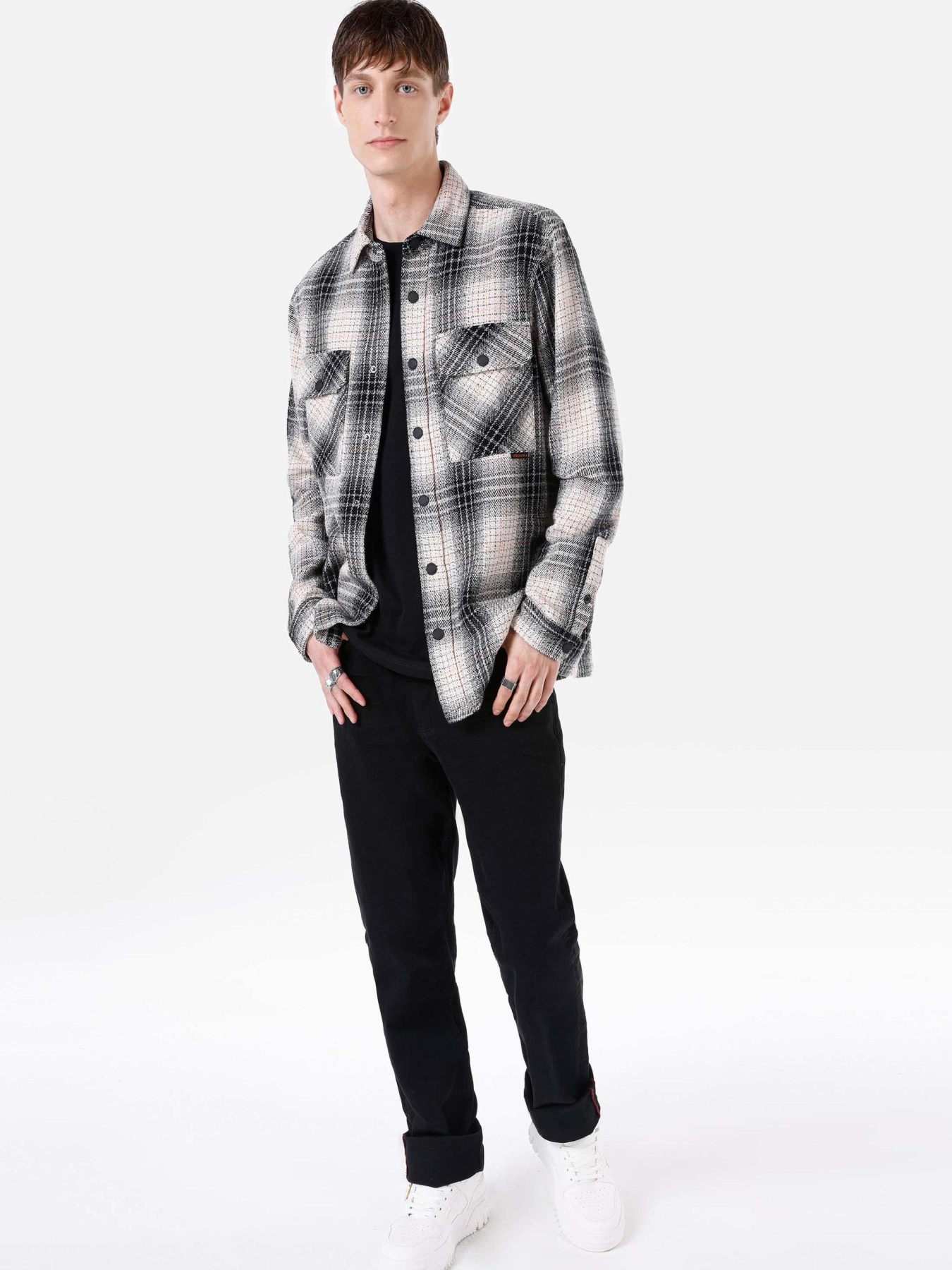 Сорочки Colin’s модель CL1066776_Q1.V1_BLK Фото