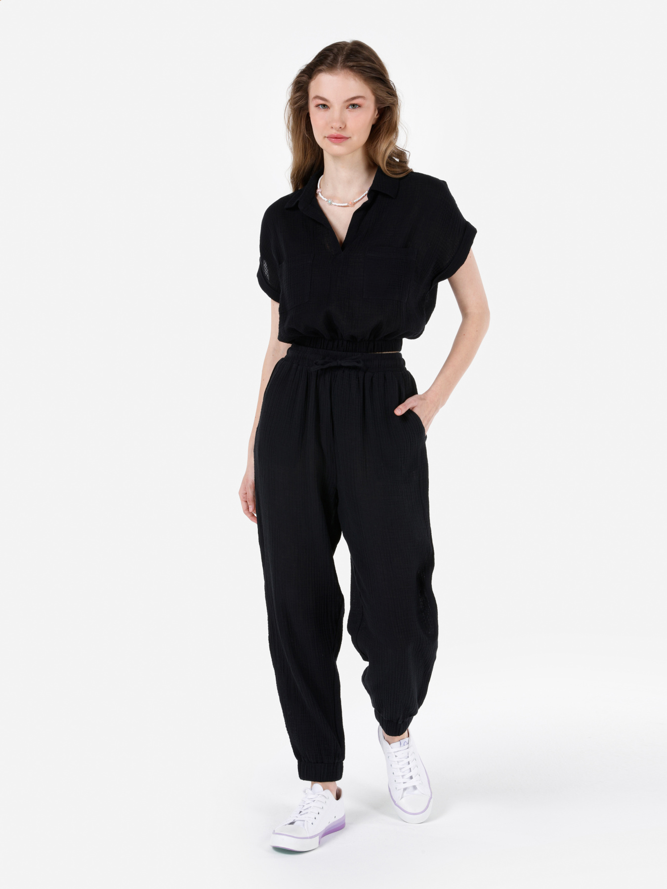 Сорочки Colin’s модель CL1068934_Q1.V1_BLK Фото