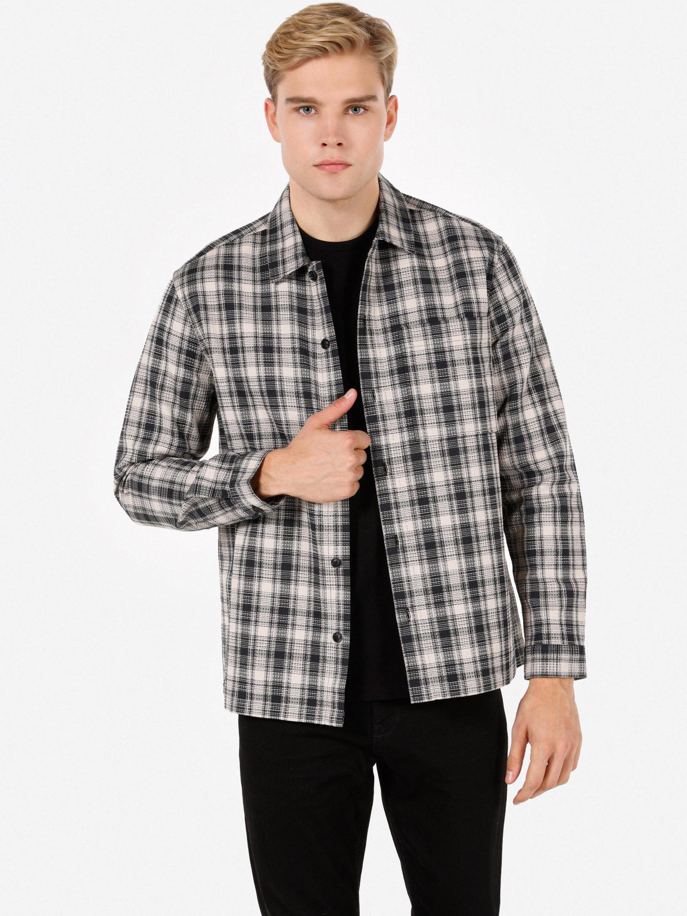 Сорочки Colin’s модель CL1070834_Q1.V1_BLK Фото