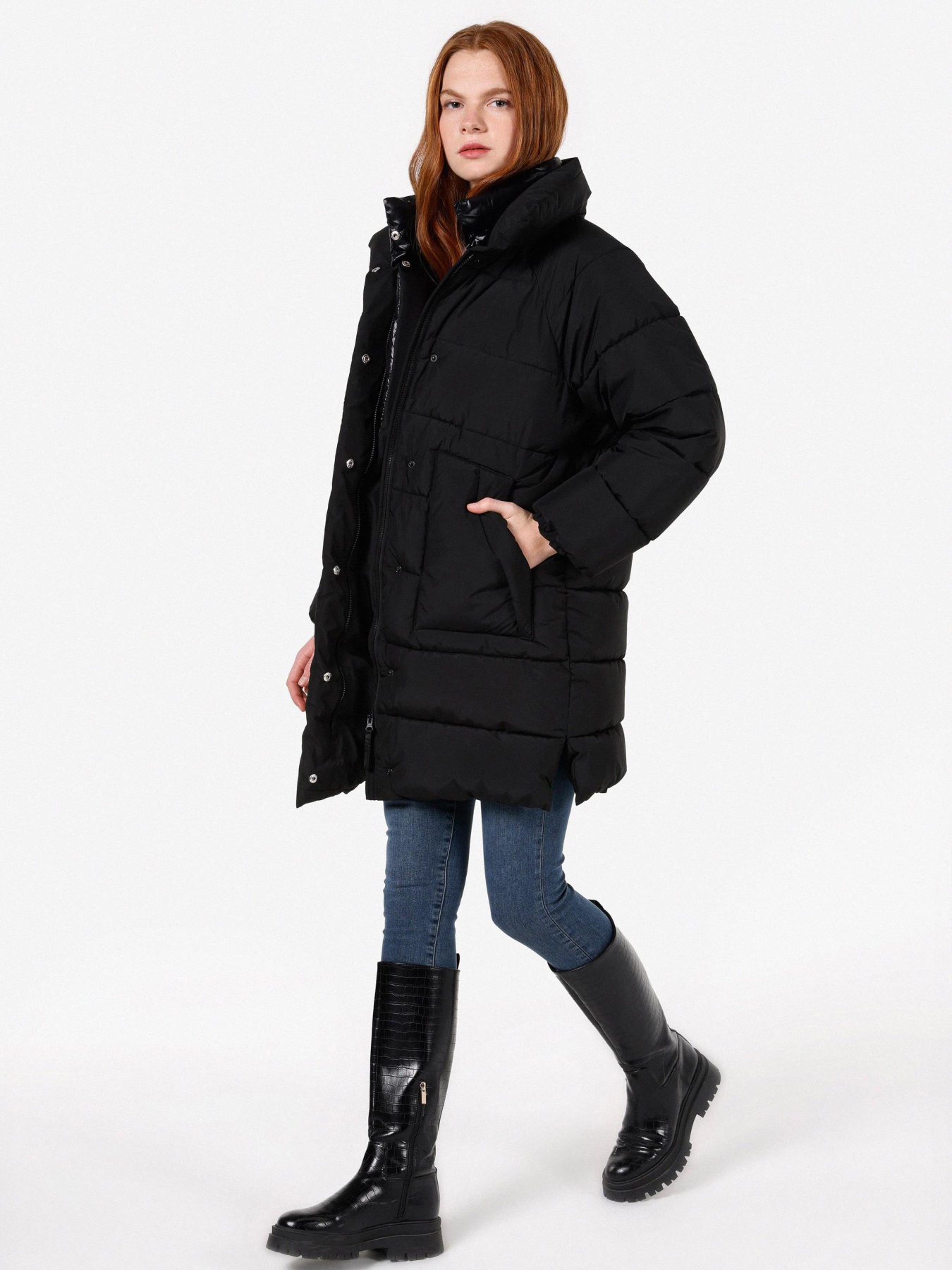 Куртки и дубленки Colin’s модель CL1070991_Q1.V1_BLK Фото