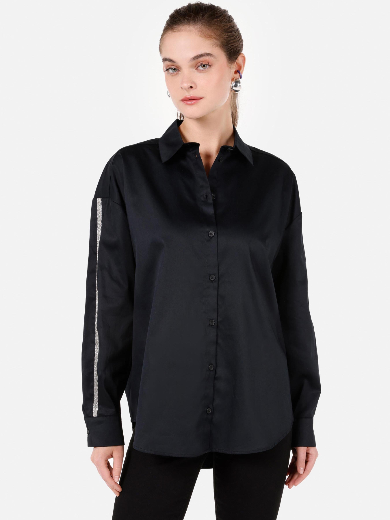 Сорочки Colin’s модель CL1071328_Q1.V1_BLK Фото