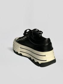 Кеды EVIE модель Black - 5704 Фото