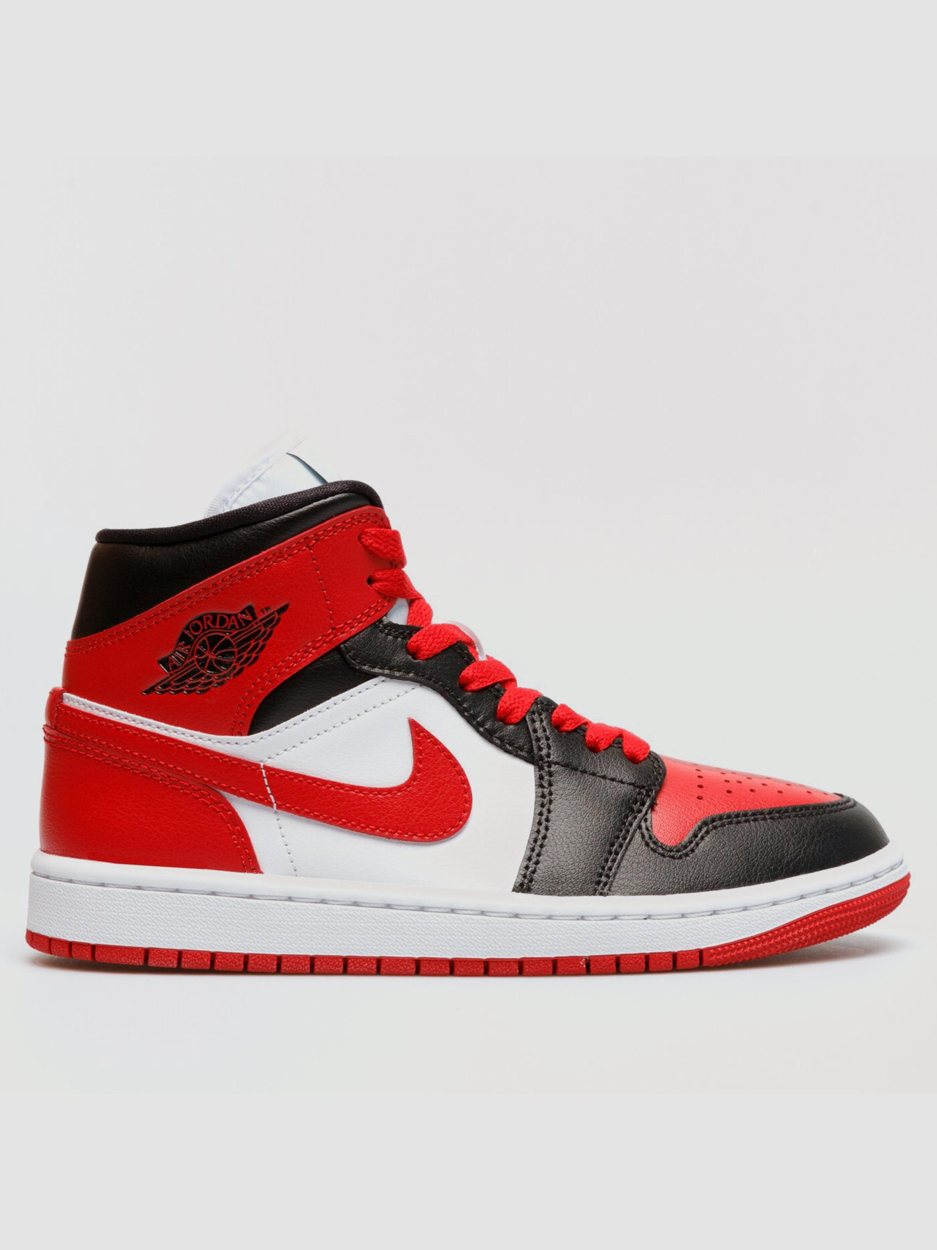 Кросівки Jordan 1 Mid Bred Toe модель BQ6472-079 Фото