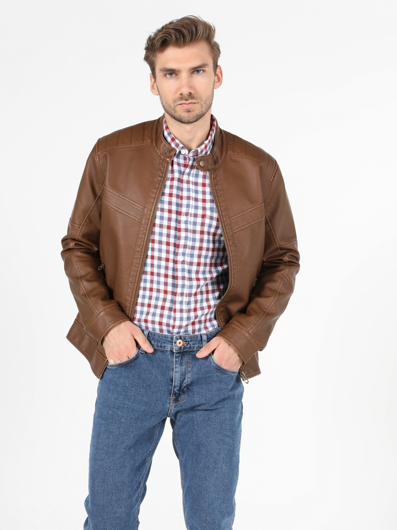 Куртки та дублянки Colin’s модель CL1050093_Q1.V1_BRW Фото