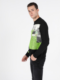 Худи и свитшоты Colin’s модель CL1051618_Q1.V1_BLK Фото