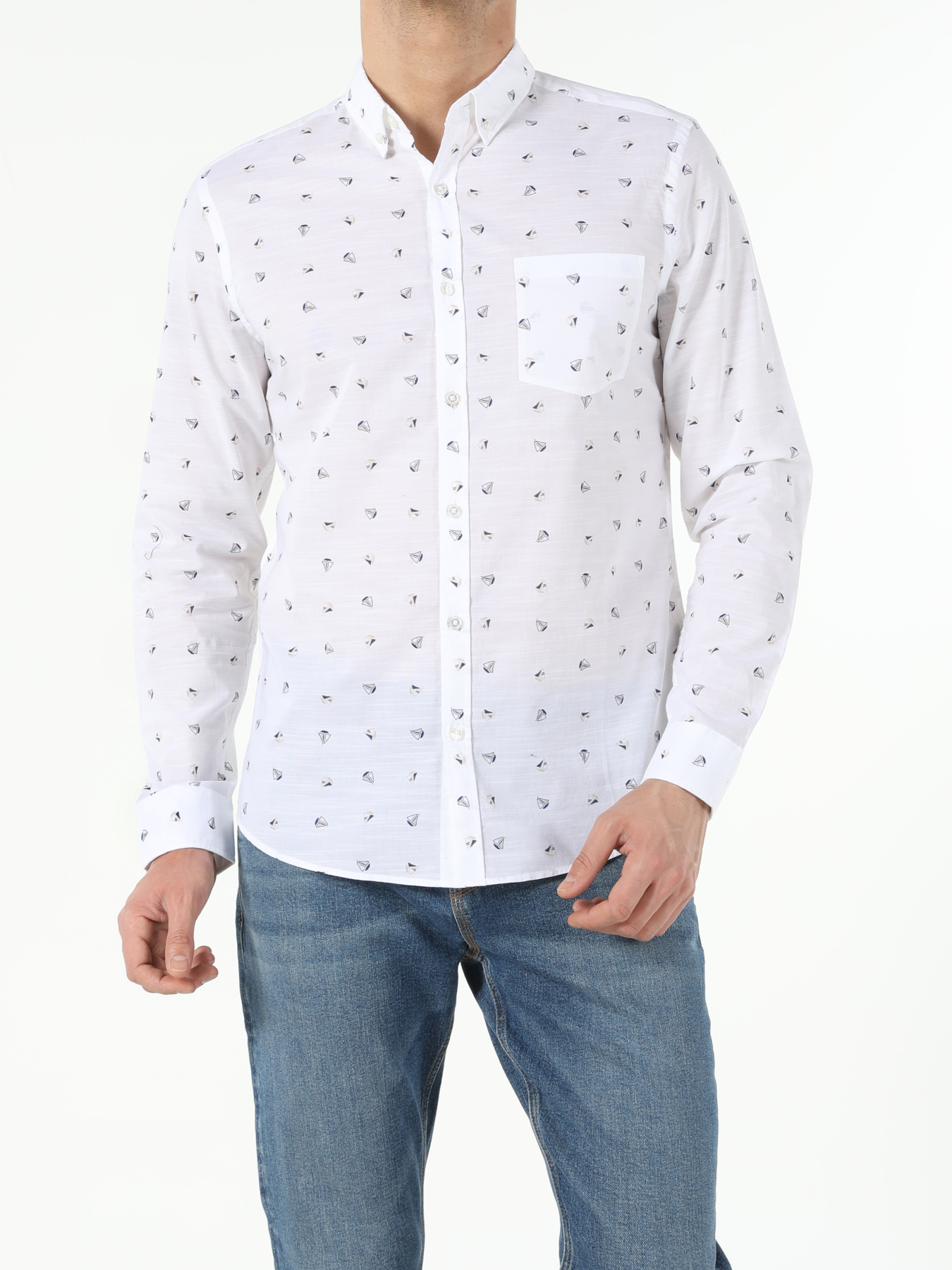 Рубашки Colin’s модель CL1054250_Q1.V1_WHT Фото