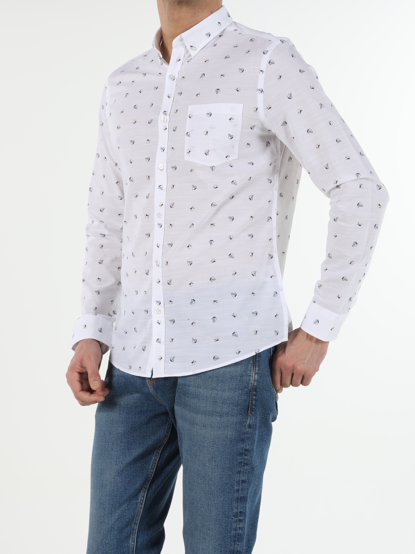 Рубашки Colin’s модель CL1054250_Q1.V1_WHT Фото
