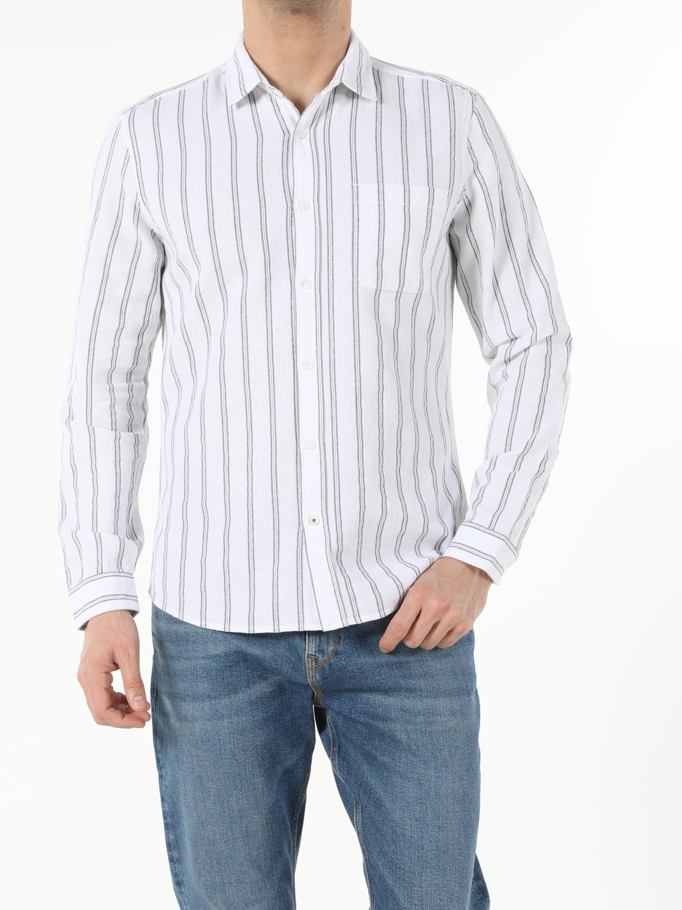 Сорочки Colin’s модель CL1053804_Q1.V1_WHT Фото