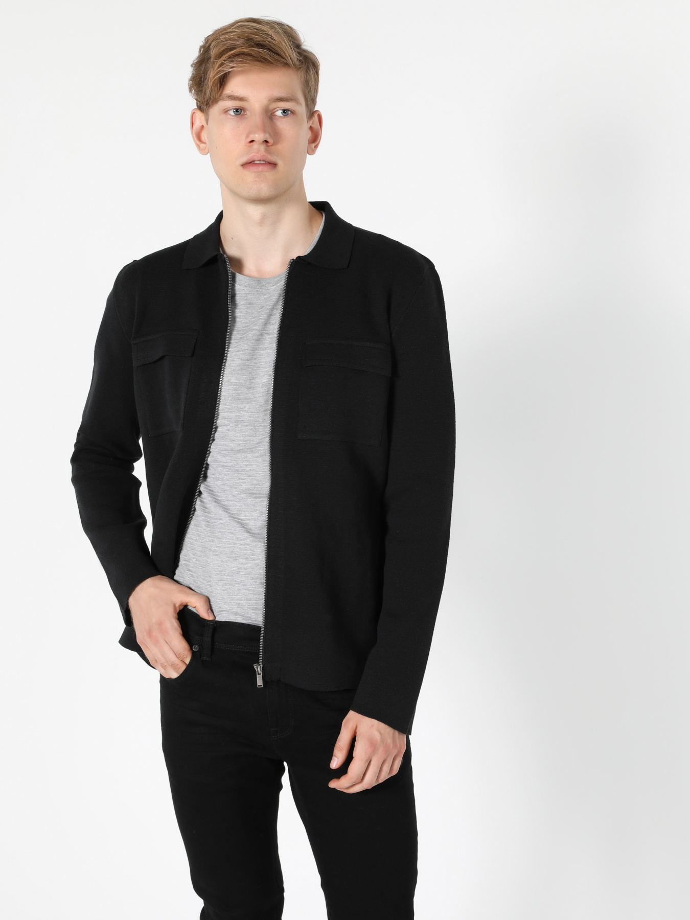 Худі та світшоти Colin’s модель CL1055414_Q1.V1_BLK Фото