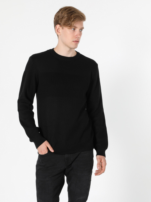 Худи и свитшоты Colin’s модель CL1056032_Q1.V1_BLK Фото