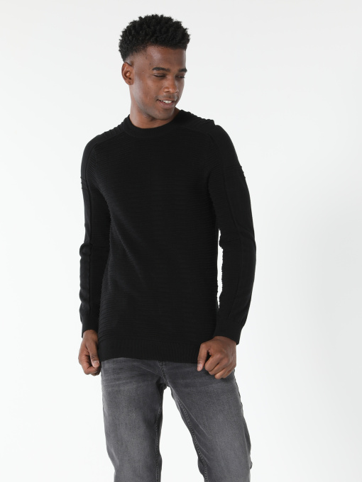 Худи и свитшоты Colin’s модель CL1056364_Q1.v1_BLK Фото