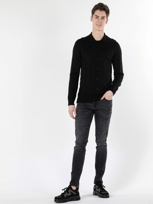 Худи и свитшоты Colin’s модель CL1056906_Q1.V1_BLK Фото
