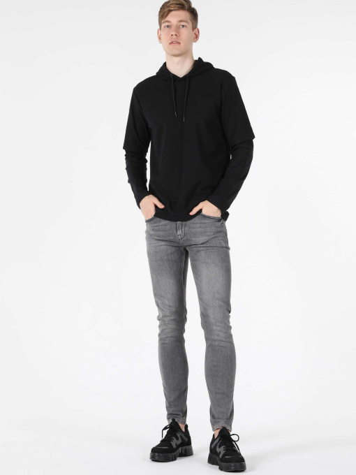 Худи и свитшоты Colin’s модель CL1056773_Q1.V1_BLK Фото