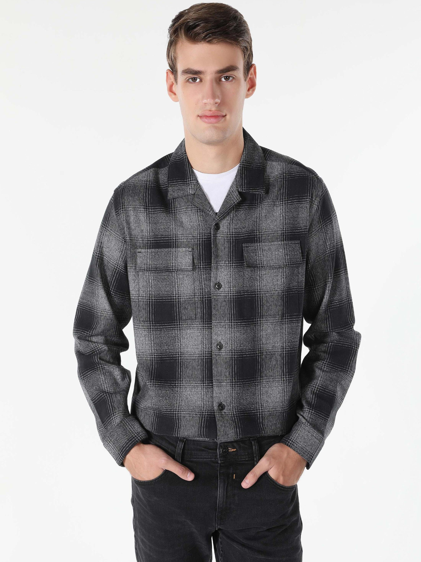 Сорочки Colin’s модель CL1049917_Q1.V1_BLK Фото