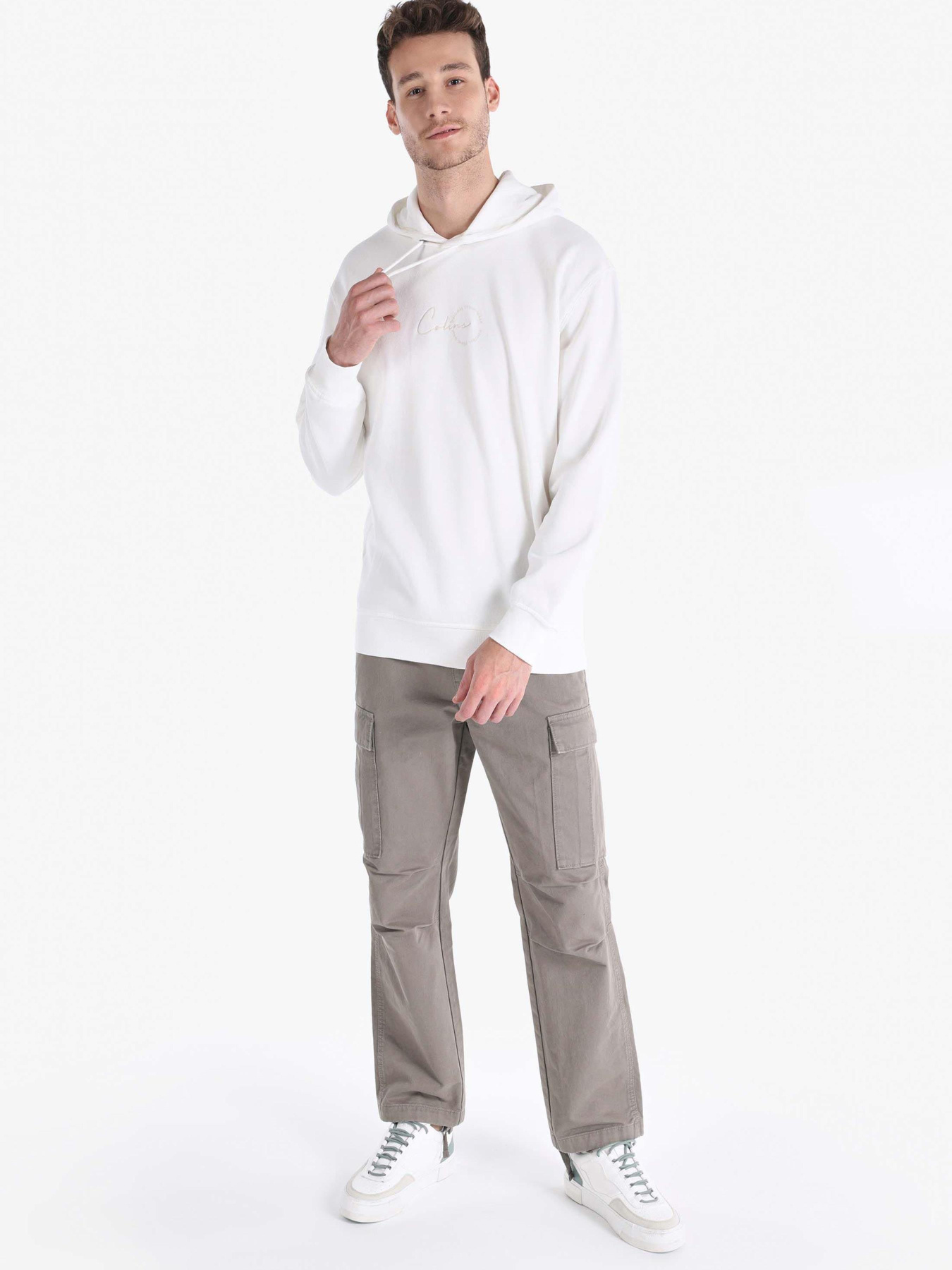 Худи и свитшоты Colin’s модель CL1065824_Q1.V1_WHT Фото