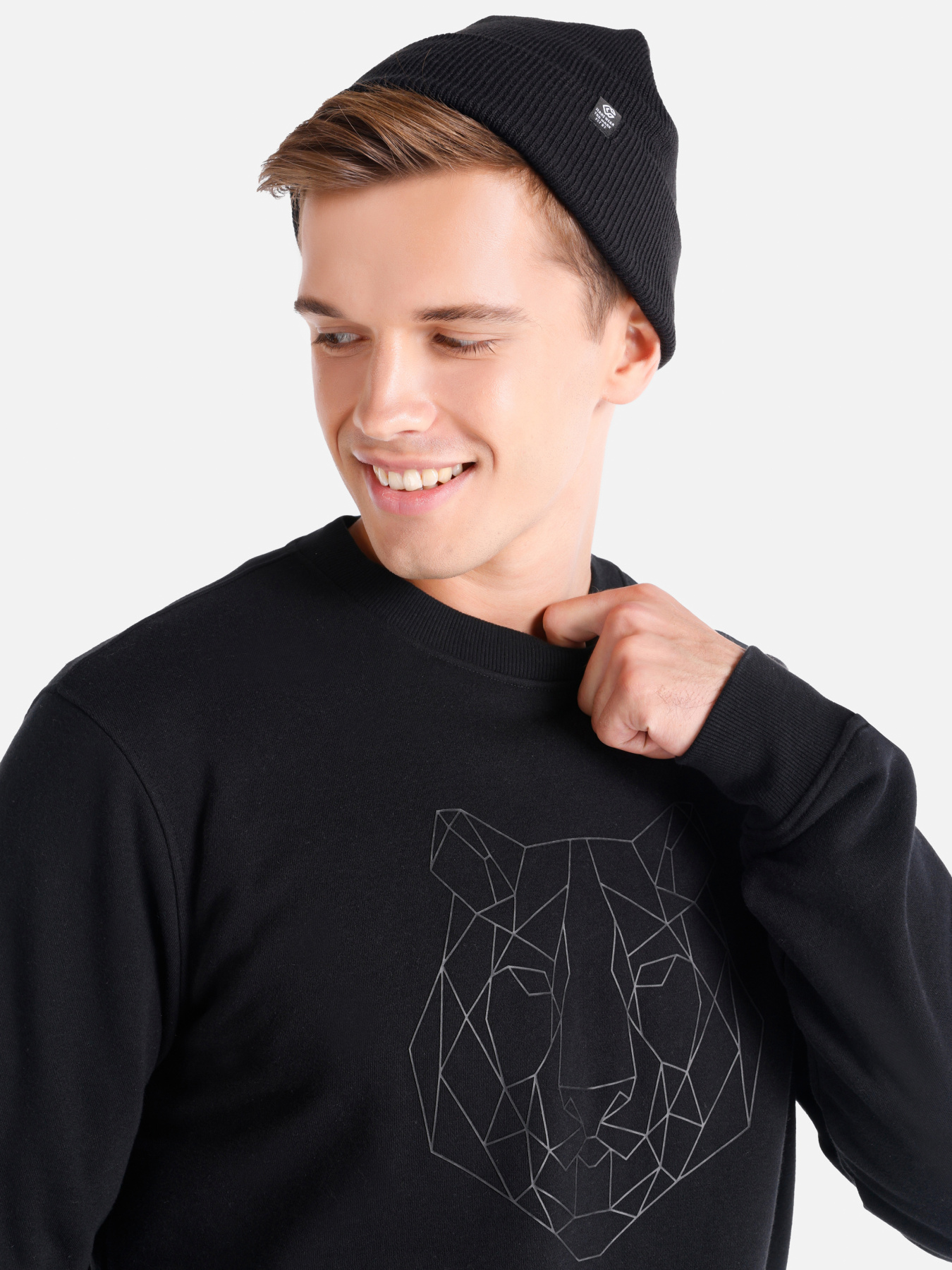 Худи и свитшоты Colin’s модель CL1065687_Q1.V1_BLK Фото