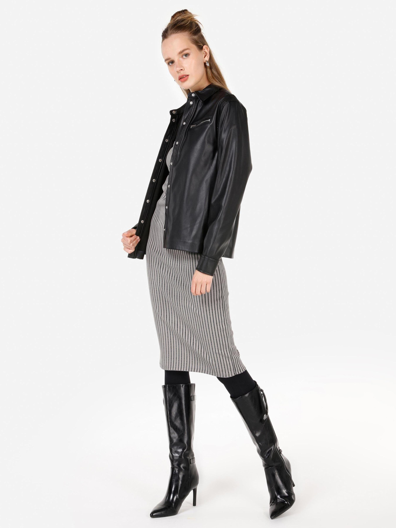 Куртки и дубленки Colin’s модель CL1071533_Q1.V1_BLK Фото