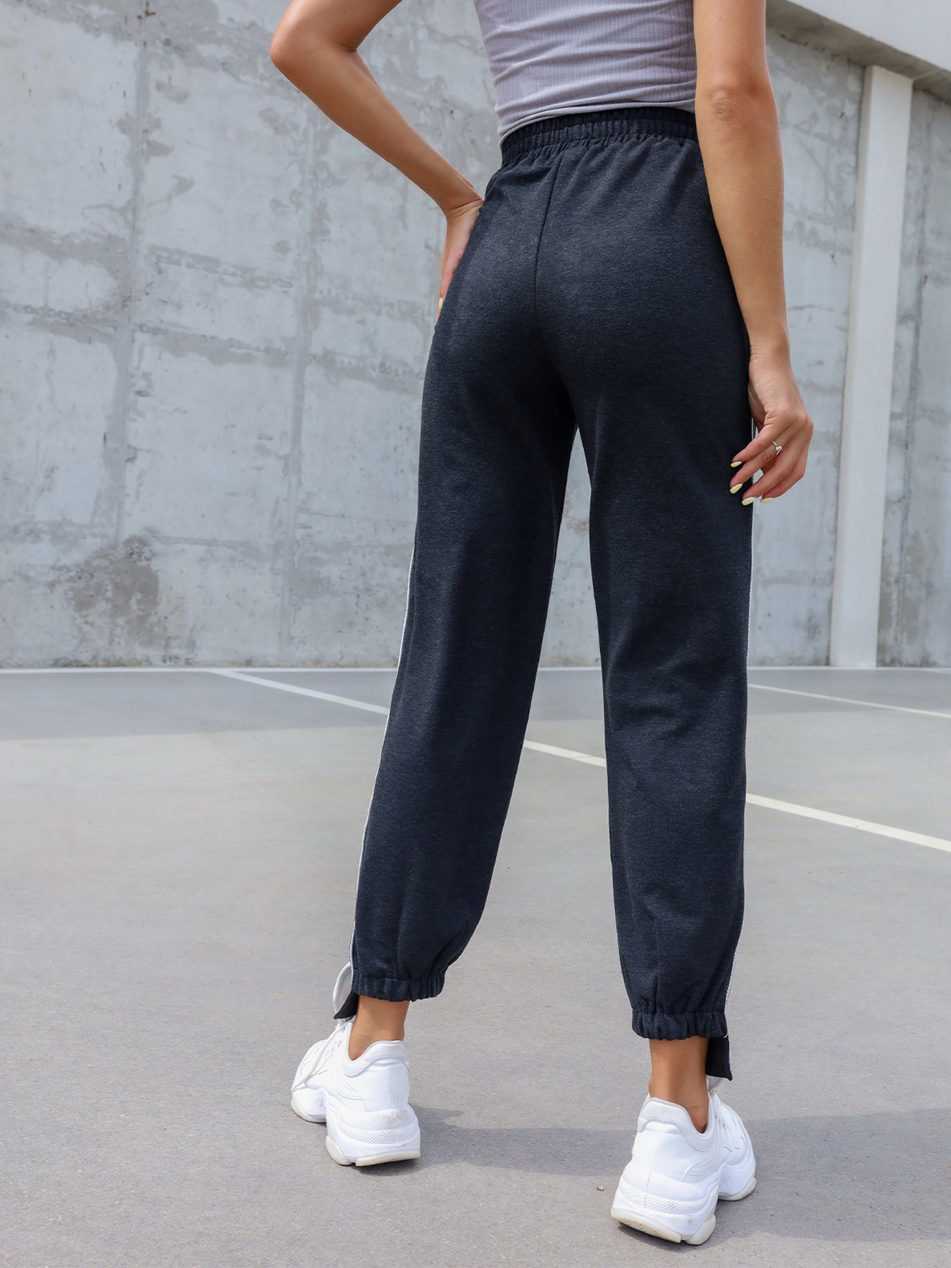 Штани ISSA Plus модель 12825_darkgray Фото