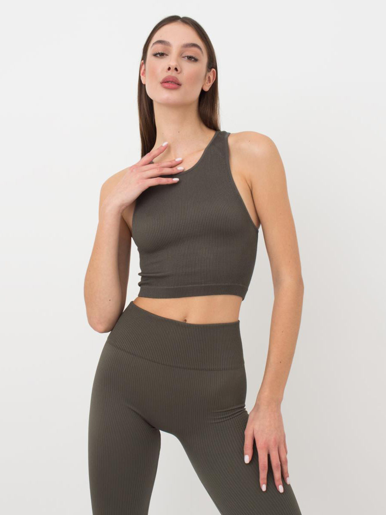 Футболки і поло Giulia Halter Top Rib модель UP-00000901 Фото