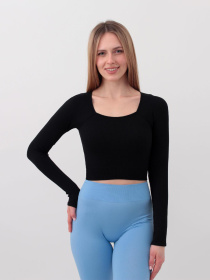 Футболки і поло Giulia Crop Top Rib модель UP-00001982 Фото