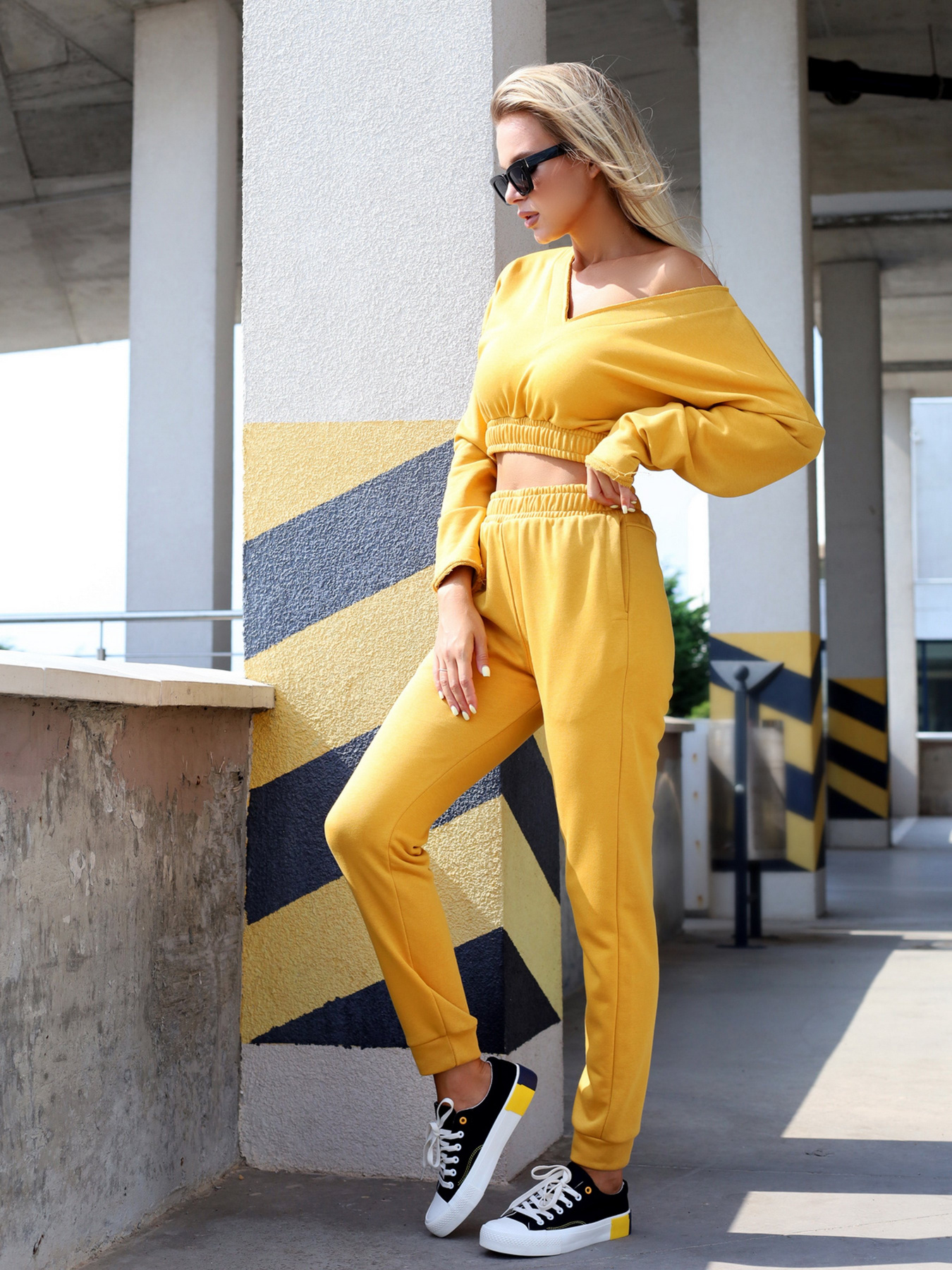 Костюми ISSA Plus модель 12844_mustard Фото