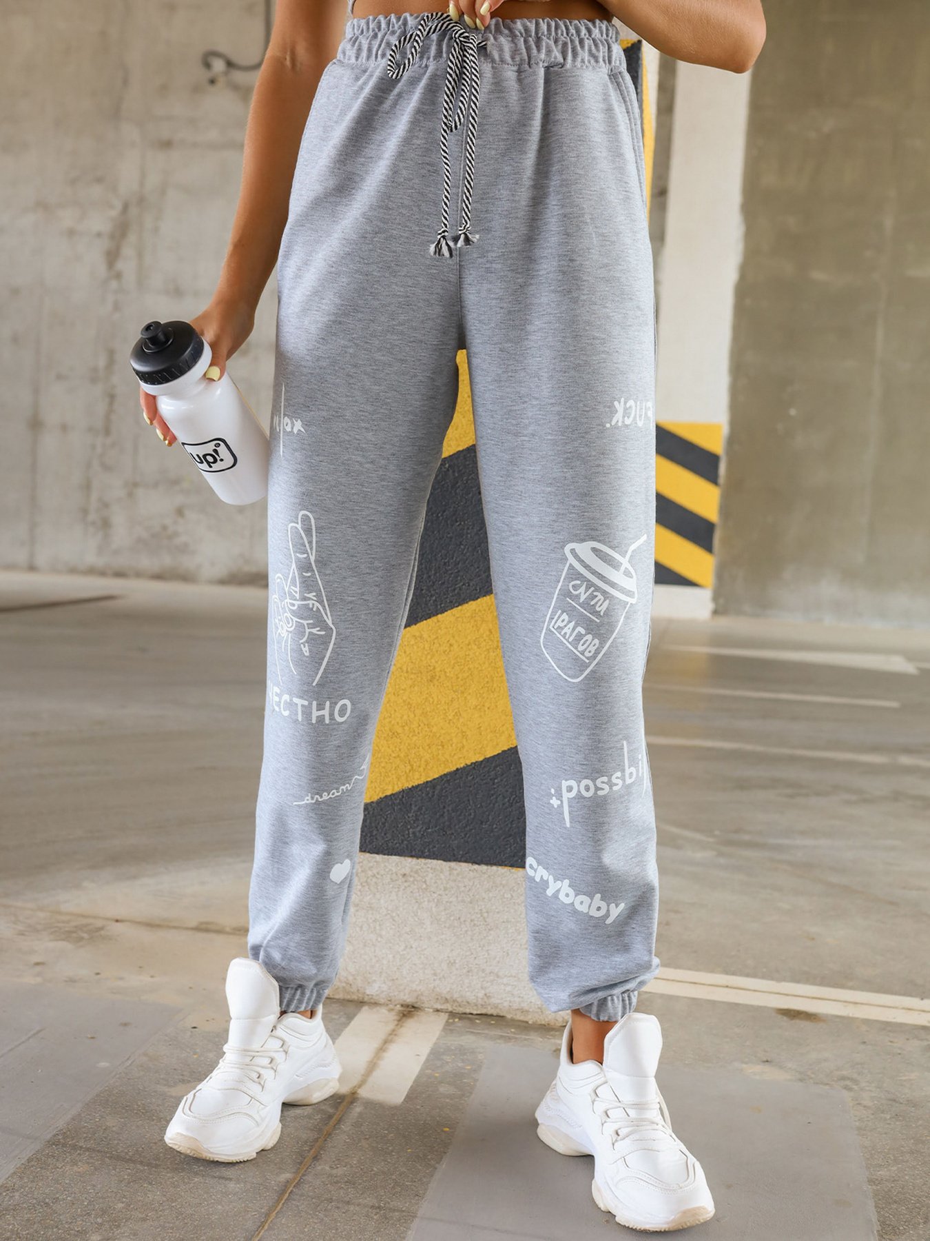 Брюки ISSA Plus модель SA-306_lightgray Фото