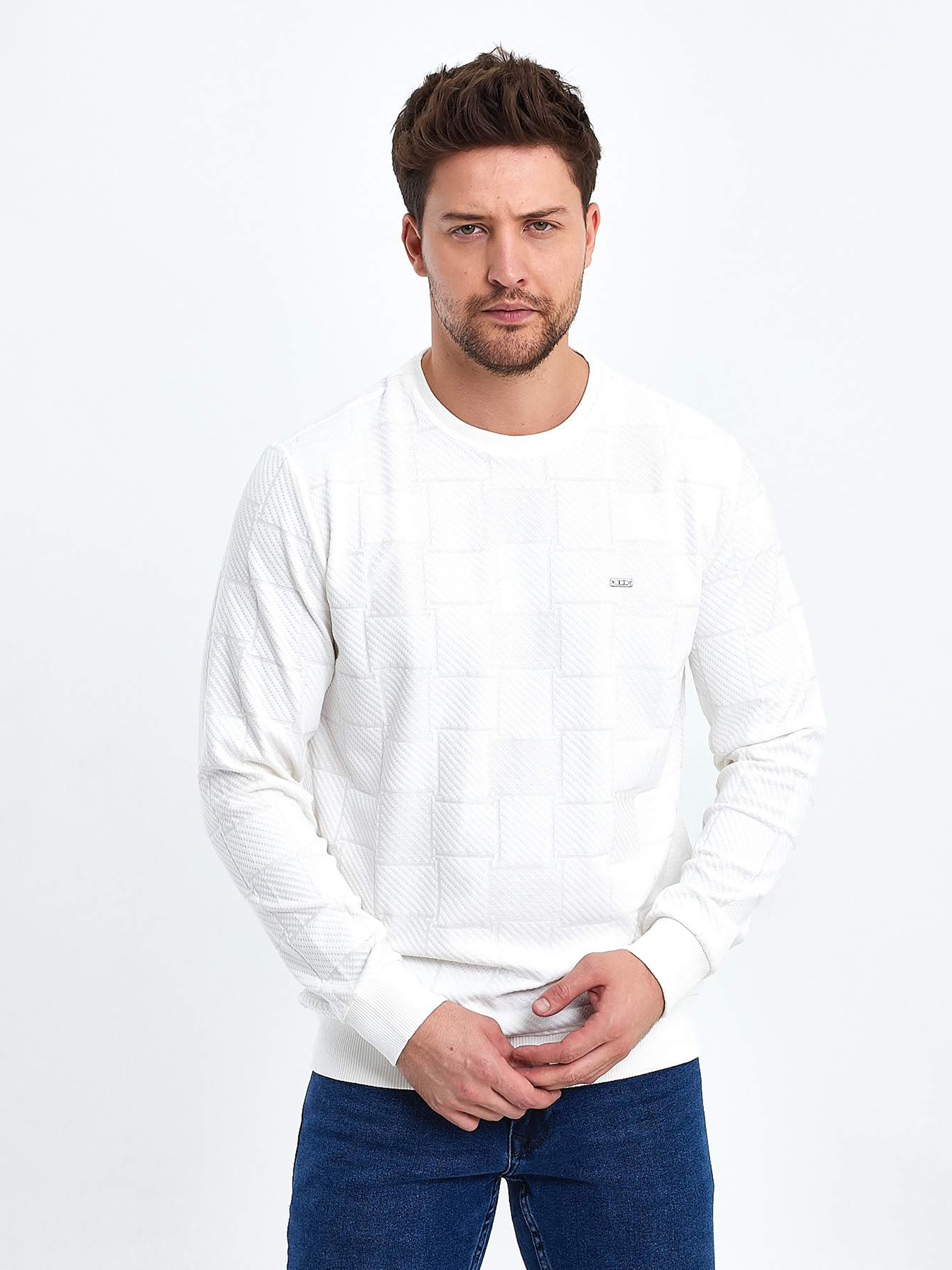 Свитры и кардиганы Trend Collection модель TC10472WhiteSVTRMN Фото