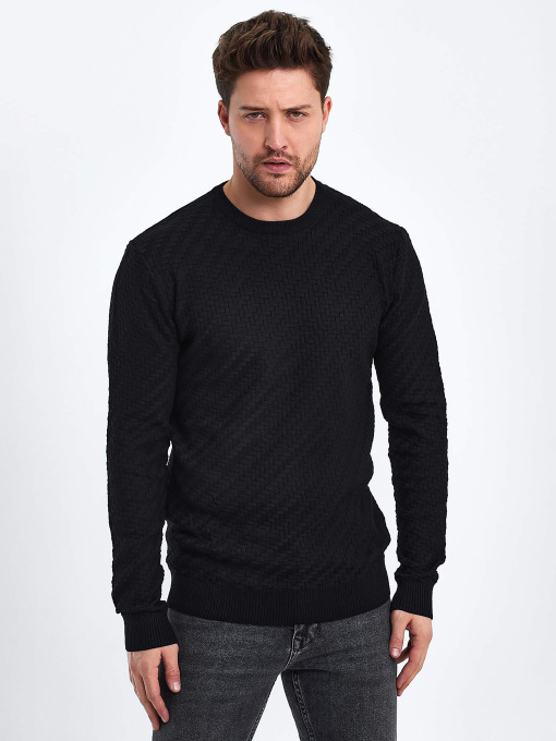 Свитры и кардиганы Trend Collection модель TC10468BlackSVTRMN Фото