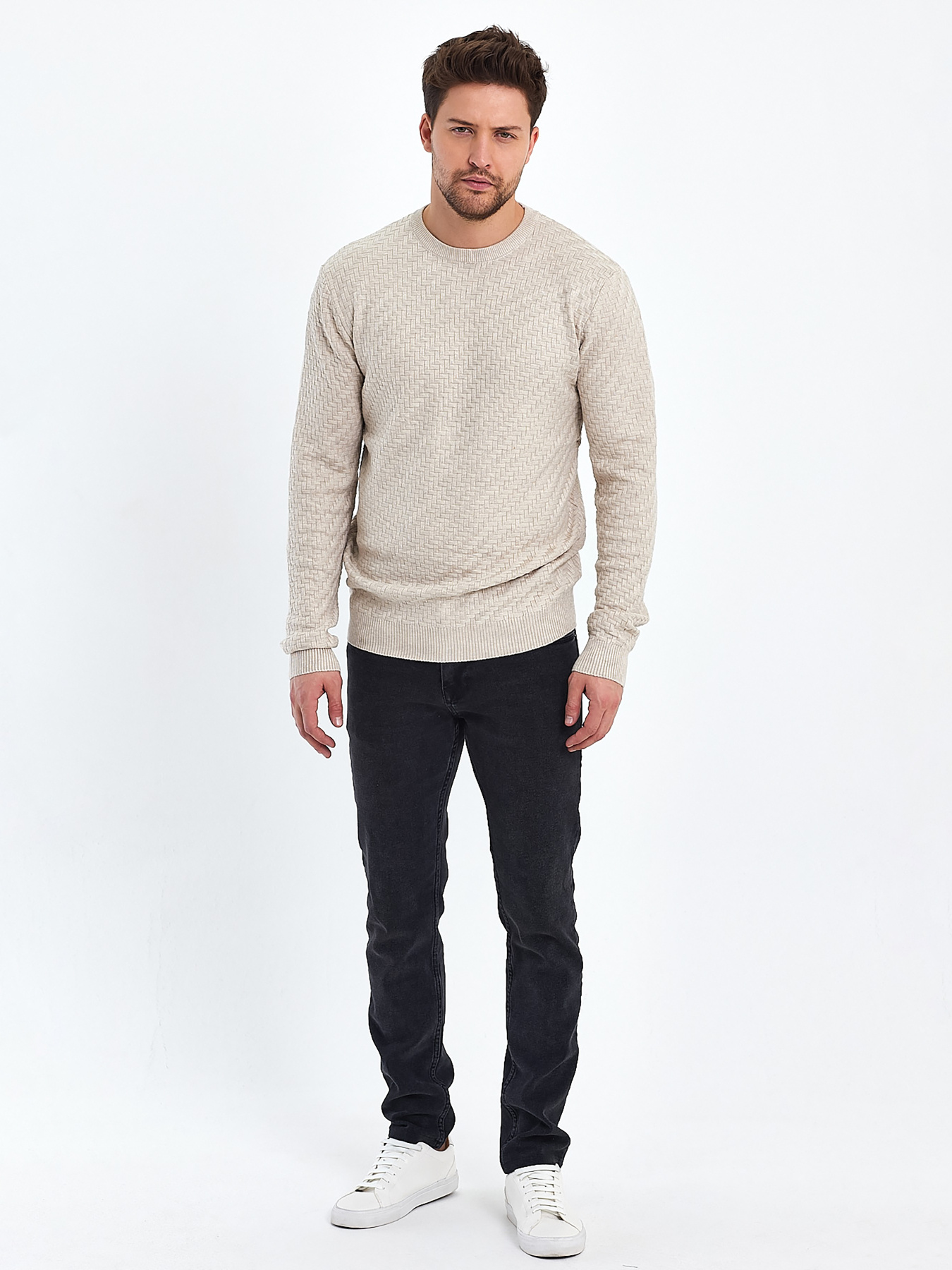 Свитры и кардиганы Trend Collection модель TC10466BeigeSVTRMN Фото