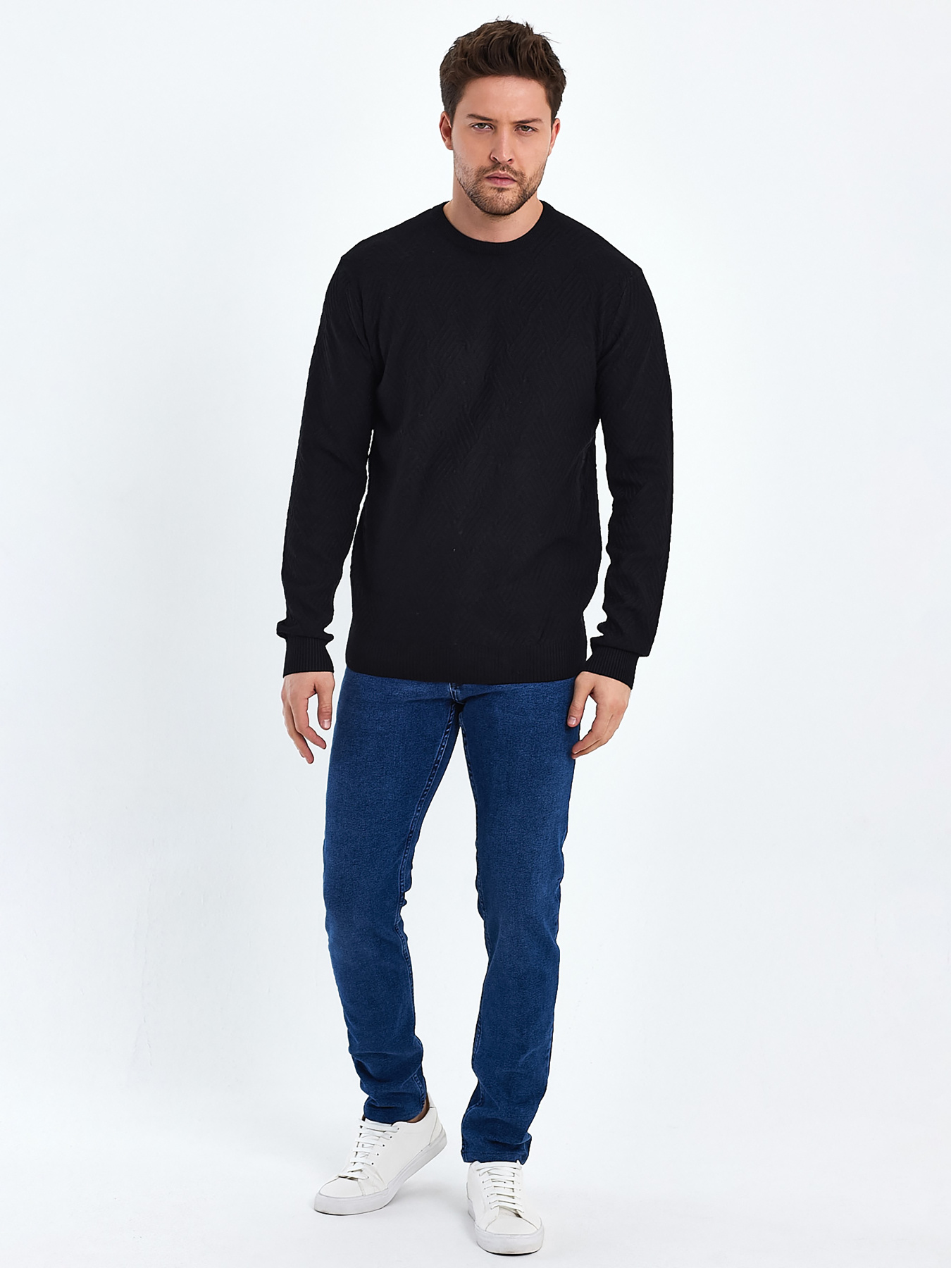 Светри та кардигани Trend Collection модель TC10395BlackSVTRMN Фото