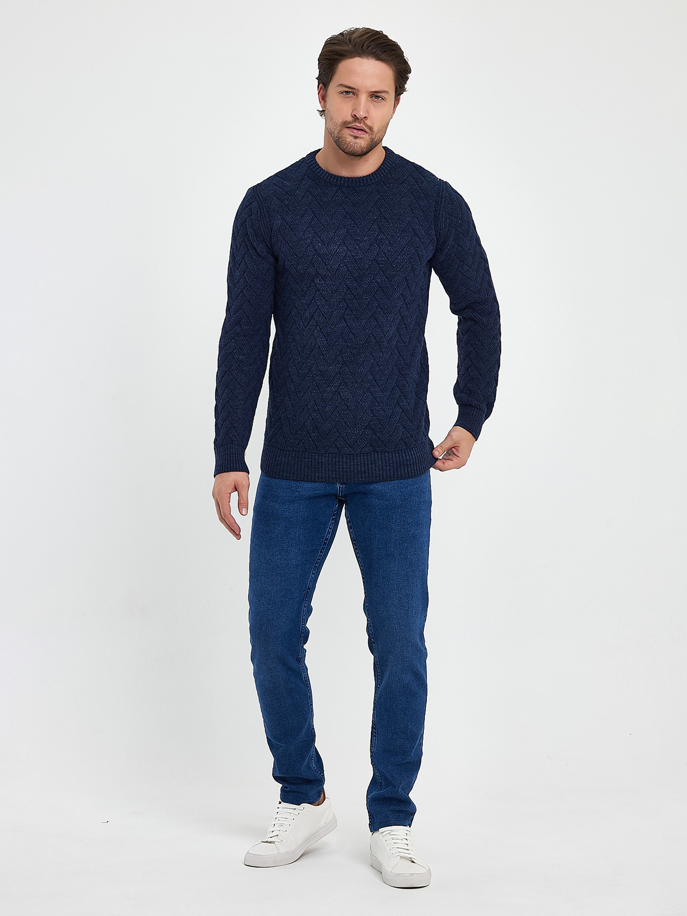 Свитры и кардиганы Trend Collection модель TC10215BlueSVTRMN Фото