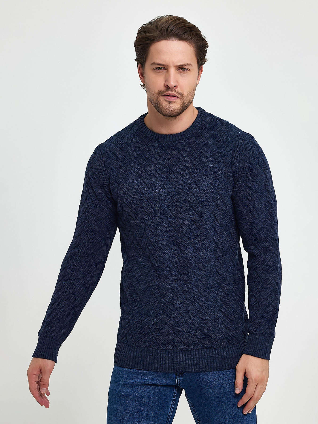 Свитры и кардиганы Trend Collection модель TC10215BlueSVTRMN Фото