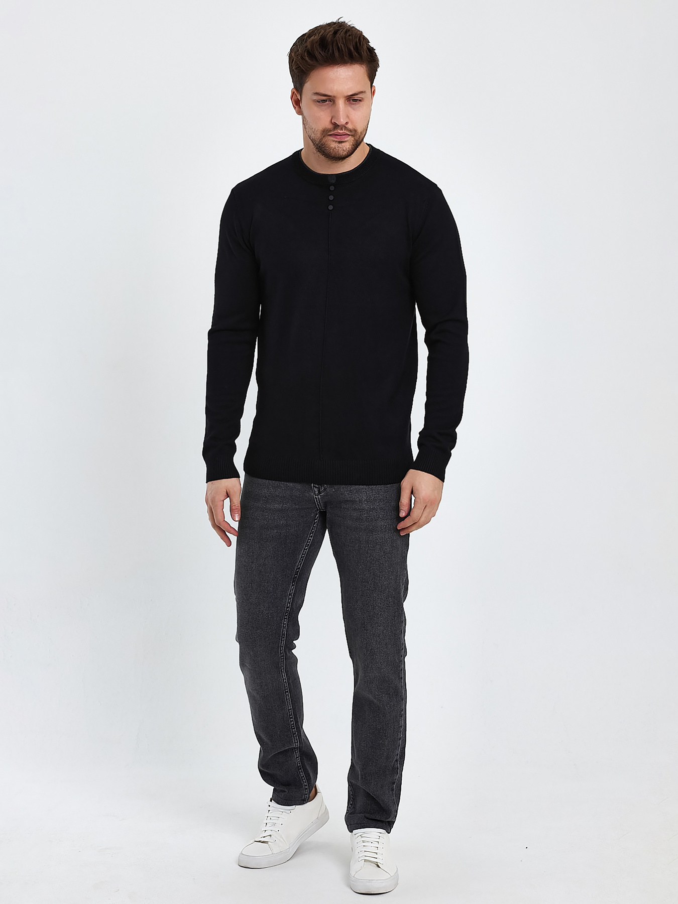 Свитры и кардиганы Trend Collection модель TC10163BlackSVTRMN Фото