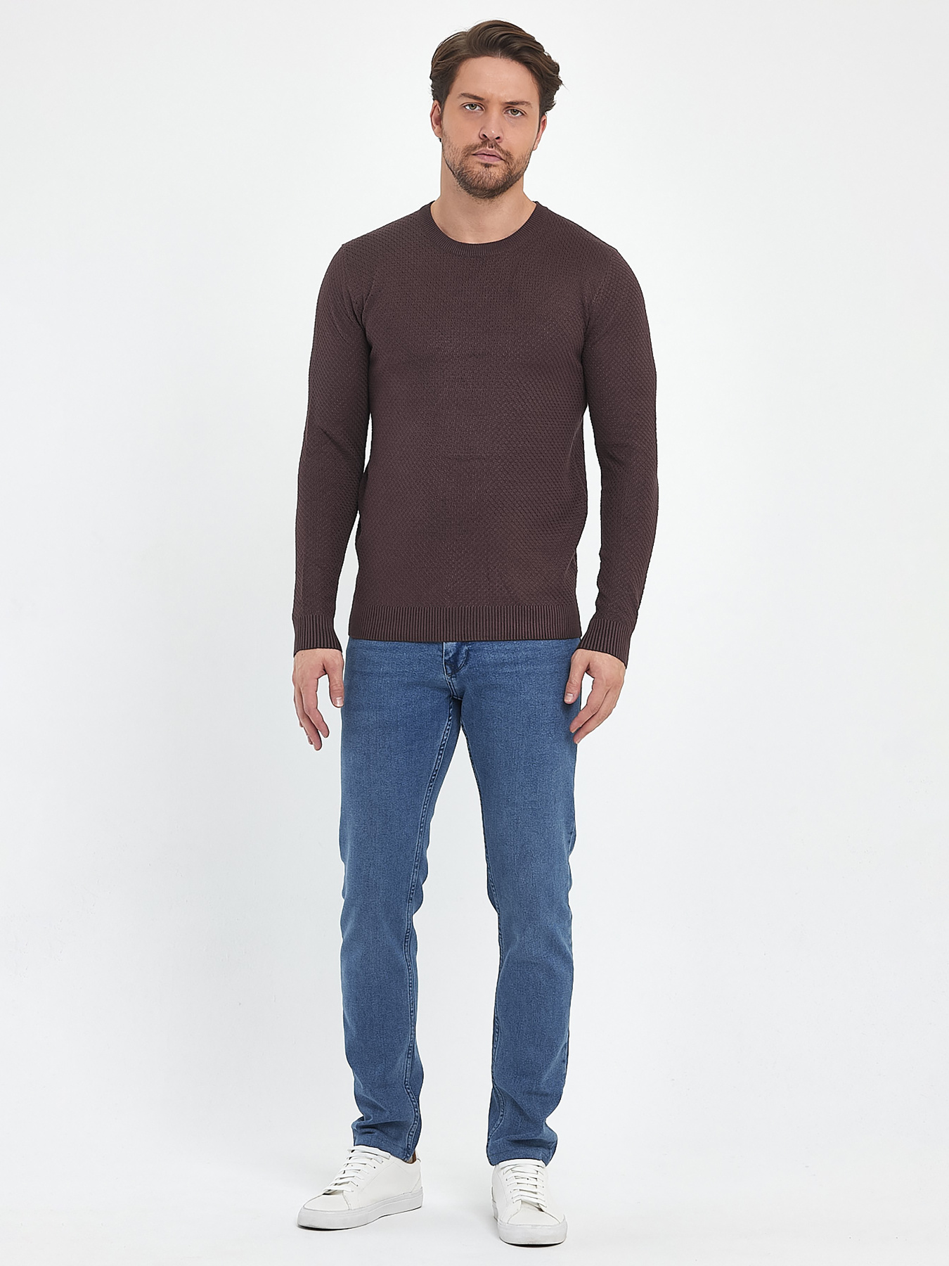 Свитры и кардиганы Trend Collection модель TC9912BrownSVTRMN Фото