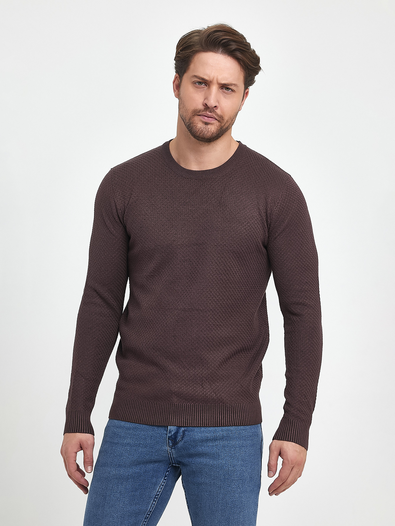 Свитры и кардиганы Trend Collection модель TC9912BrownSVTRMN Фото