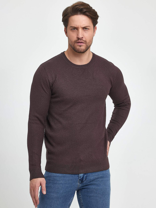 Свитры и кардиганы Trend Collection модель TC9912BrownSVTRMN Фото