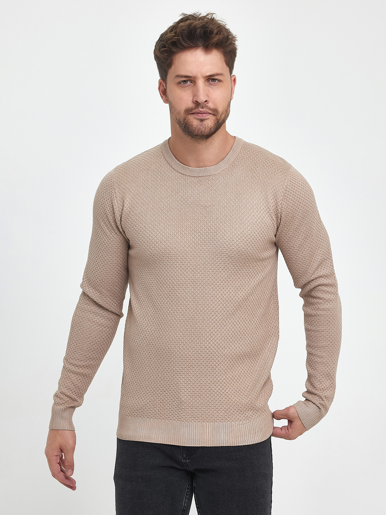 Свитры и кардиганы Trend Collection модель TC9911BeigeSVTRMN Фото