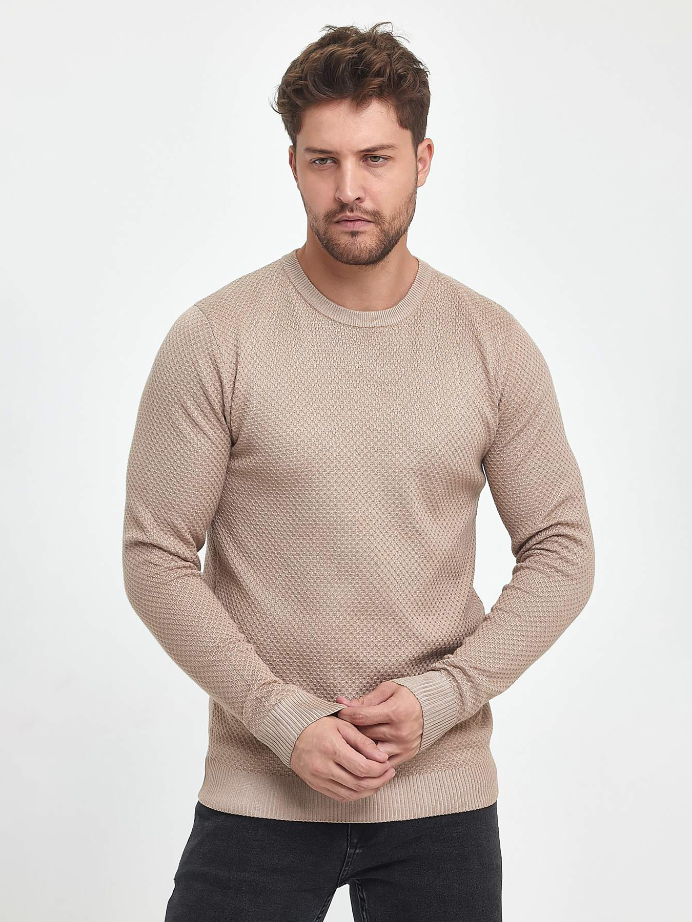 Свитры и кардиганы Trend Collection модель TC9911BeigeSVTRMN Фото