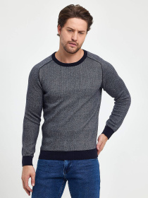 Свитры и кардиганы Trend Collection модель TC9893BlueGreySVTRMN Фото