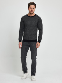 Свитры и кардиганы Trend Collection модель TC9892BlackGreySVTRMN Фото