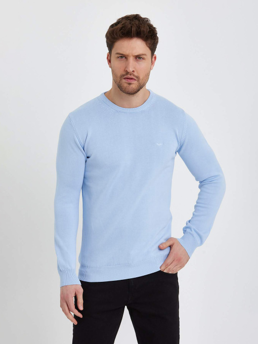Свитры и кардиганы Trend Collection модель TC9779LightBlueSVTRMN Фото