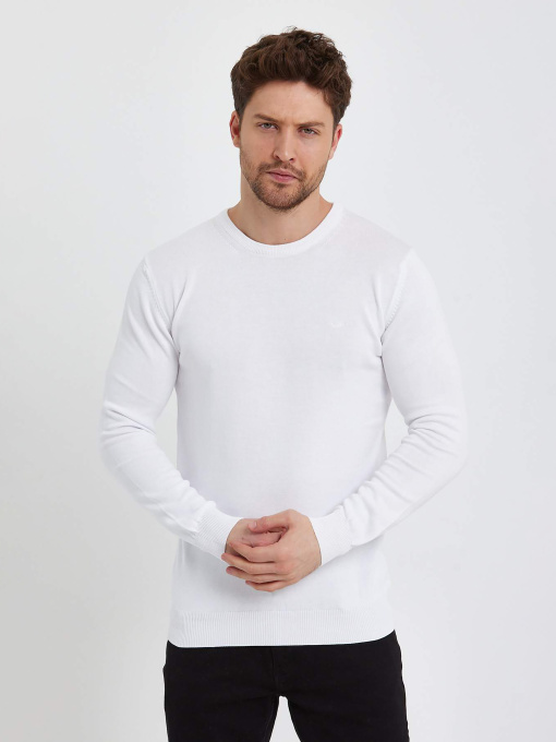 Свитры и кардиганы Trend Collection модель TC9778WhiteSVTRMN Фото