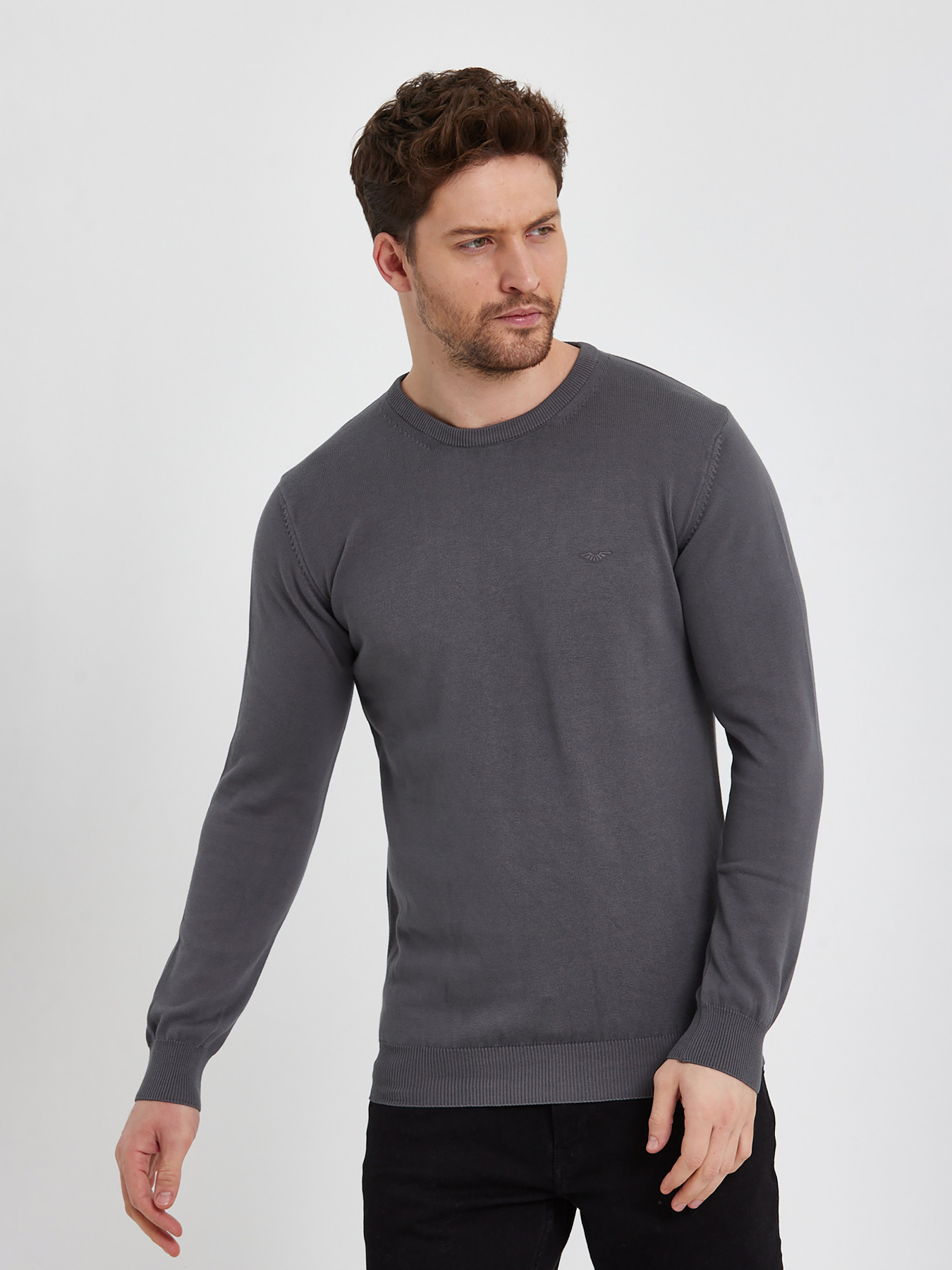 Свитры и кардиганы Trend Collection модель TC9777GreySVTRMN Фото